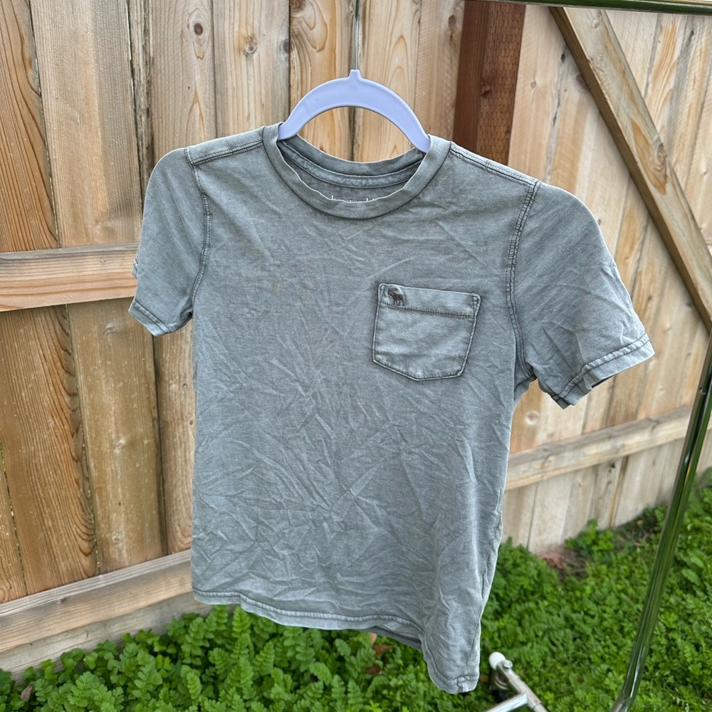 Abercrombie Kids Olive Pocket Tee
